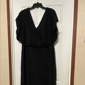 Ladies black formal gown